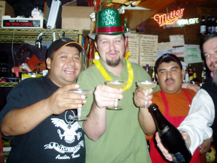 The bar at Texas Chili Parlor